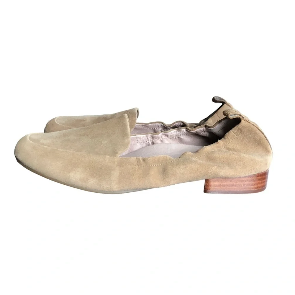 Abeo B.I.O. System Jean Leather Tan Suede Loafer 9.5N